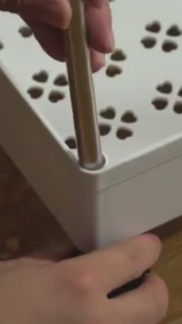 Carrito de almacenamiento de 4 niveles